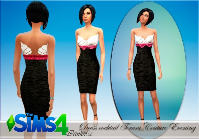 Sims 4 Terani cocktail dress at Irink@a
