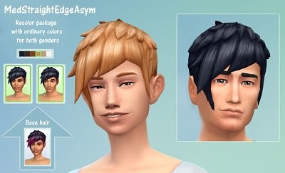 Ordinary Hair Recolor by oepu at Mod The Sims