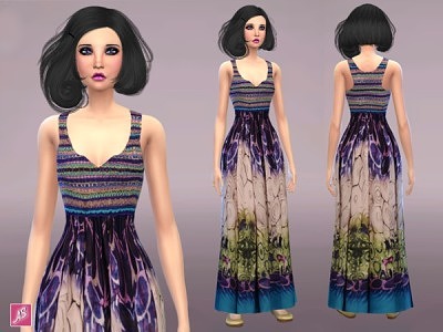 Daytime Maxi Dress by Alexandra Sine at TSR