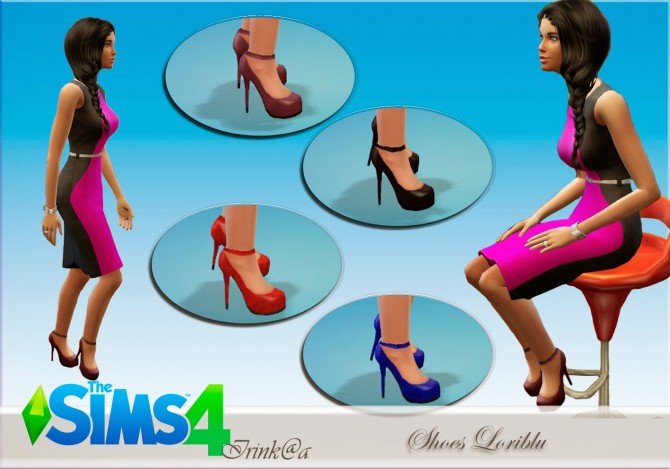 Sims 4 Loriblu Shoes at Irink@a