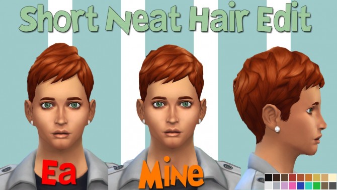 Sims 4 Boyfriend Hairstyle edit at Dylanarcadia