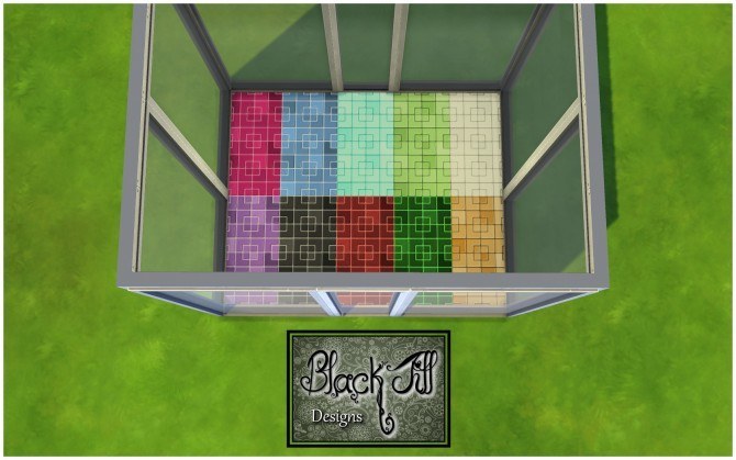 Sims 4 Stone Floor Tiles by BlackJill at Mod The Sims