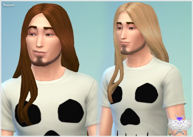 Sims 4 Long Hair for males at David Sims