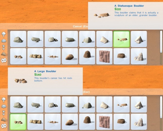 Sims 4 Liberated Rocks by plasticbox at Mod The Sims
