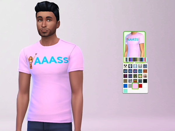 Sims 4 SLAY and YAAASS t shirts artRAVE tour at Matt In Simblrland
