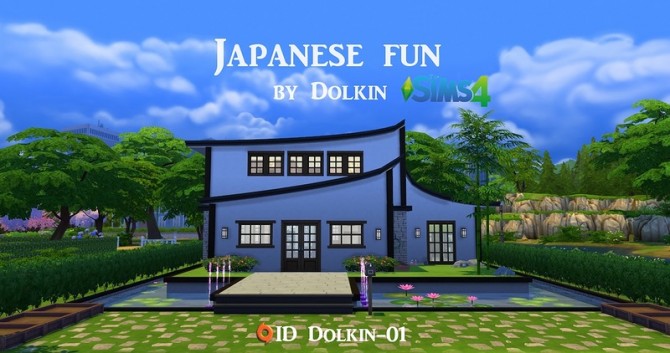 Sims 4 Japanese fun house by Dolkin at ihelensims