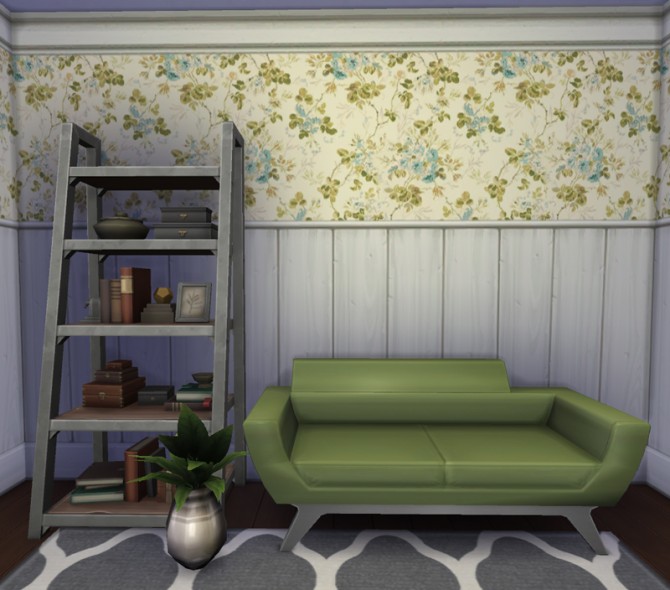 Sims 4 70s Dreamy Teen Floral Wallpapers at Plum’s Sims
