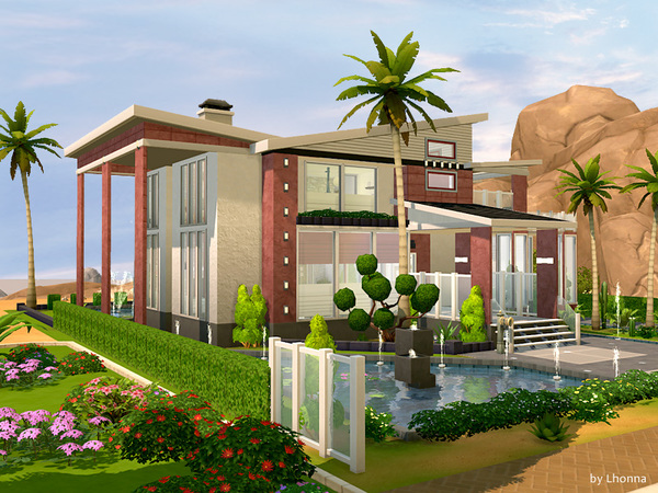 Sims 4 Luca house by Lhonna at TSR