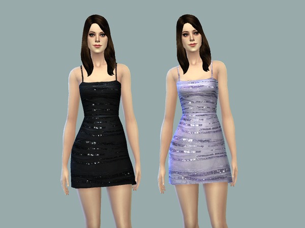 Sims 4 Allison dress by April at TSR