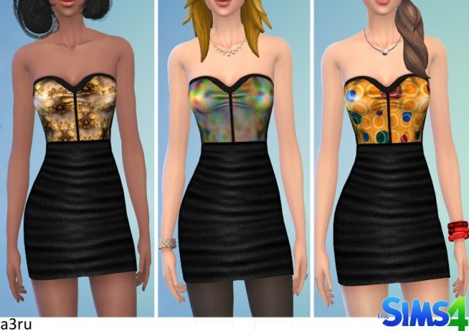 Sims 4 Bronx Dress at A3RU