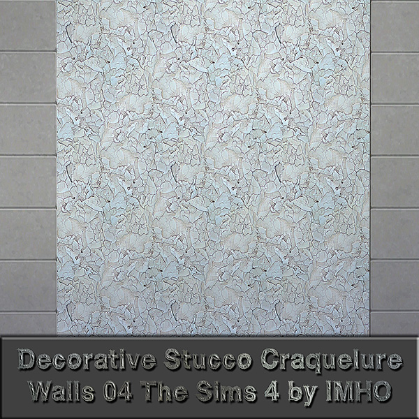 Sims 4 Decorative Stucco Craquelure Walls at IMHO Sims 4