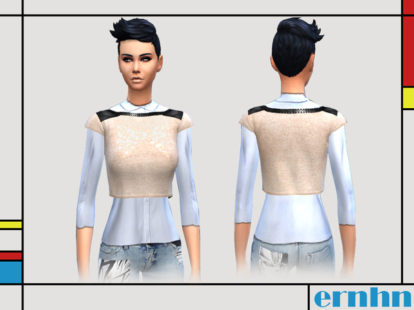 Sims 4 Casual Trend Set by ernhn at TSR