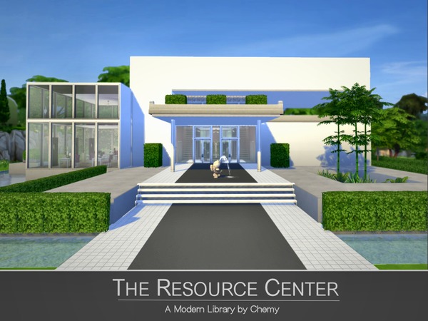 Sims 4 THE RESOURCE CENTER by chemy at TSR