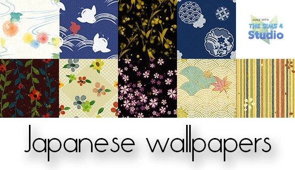 Sims 4 Japanese Wallpapers Part 2 at Gelly Sims