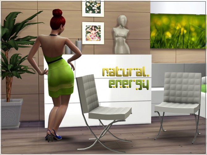 Sims 4 Natural Energy bedroom by Yulia Ko at Sims Studio