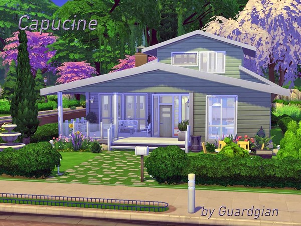 Sims 4 Capucine house by Guardgian at TSR
