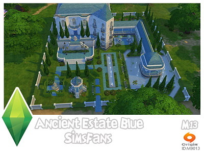 Ancient Estate Blue by m13 at Sims Fans