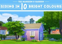 Coloured siding wallpaper TS2 conversion at OnePracticalGhost