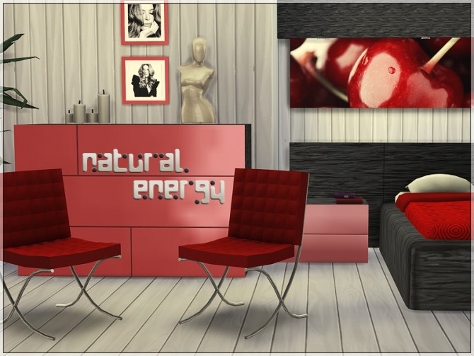Sims 4 Natural Energy bedroom by Yulia Ko at Sims Studio