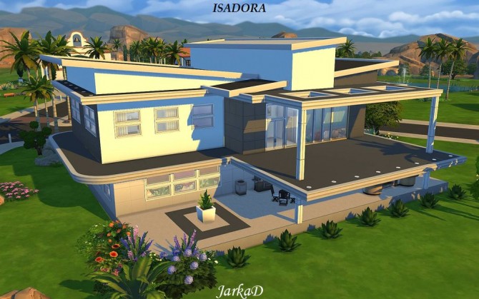 Sims 4 Villa ISADORA at JarkaD Sims 4 Blog