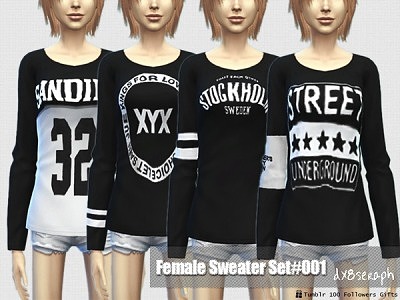 Sweater Set #001 by dx8seraph at TSR