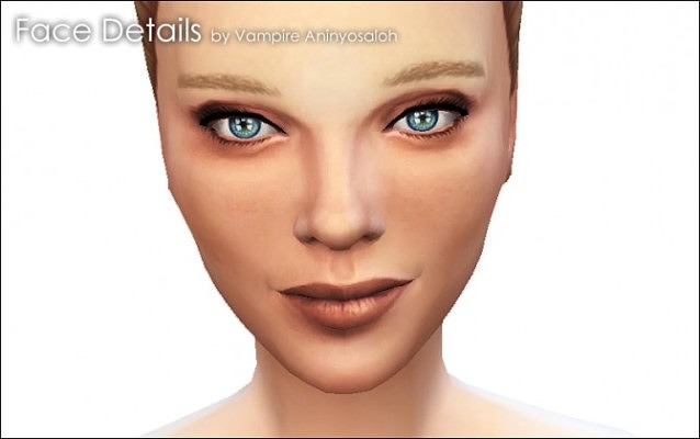 Face Details By Vampire Aninyosaloh At Mod The Sims Sims 4 Updates