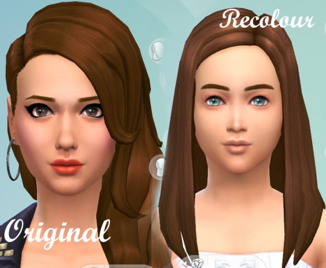 Sims 4 Better Brown Hair Shade by kellyhb5 at Mod The Sims