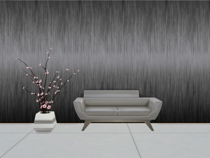 Sims 4 Metal Wall Set by Scrusher at Mod The Sims