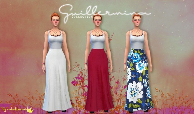 Sims 4 Guillermina fashion collection at In a bad Romance