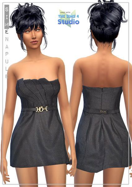 Sims 4 4 dresses at Simenapule