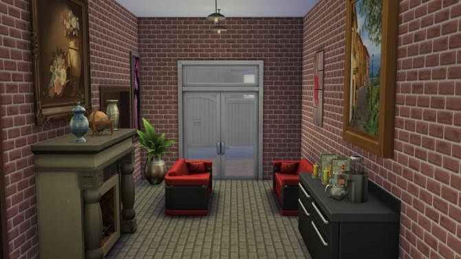 Sims 4 Crimson Lights Lounge by mamaj at Simtech Sims4