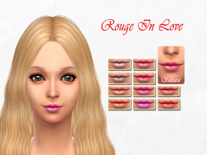 Sims 4 Rouge In Love at Sakura