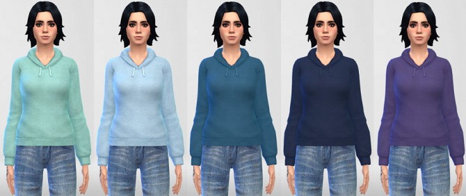 Sims 4 Pullover Hoodie in Anna’s 30 Colors at ThatMalorieGirl