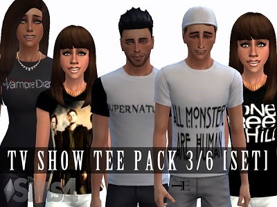 Tv Show Tee Pack Set 3 by clc173 at TSR