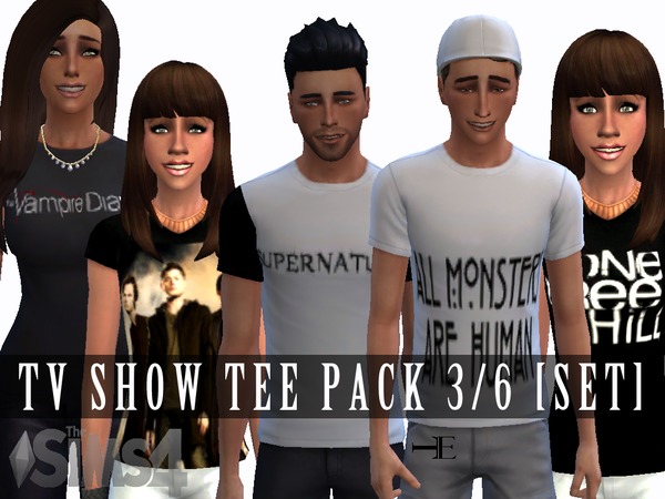 Sims 4 Tv Show Tee Pack Set 3 by clc173 at TSR