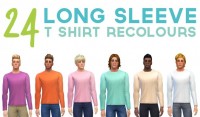24 long sleeve t-shirts recolors at OnePracticalGhost