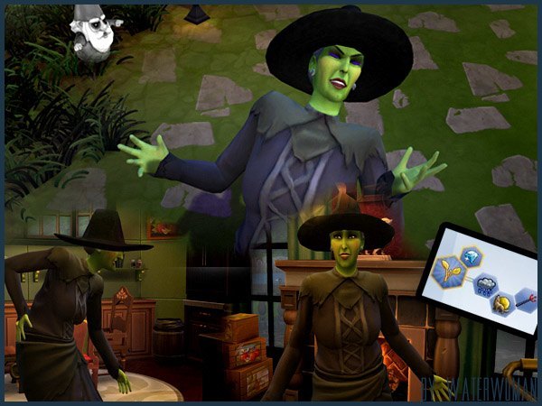 Sims 4 Halloween Special “Wicked” at Akisima
