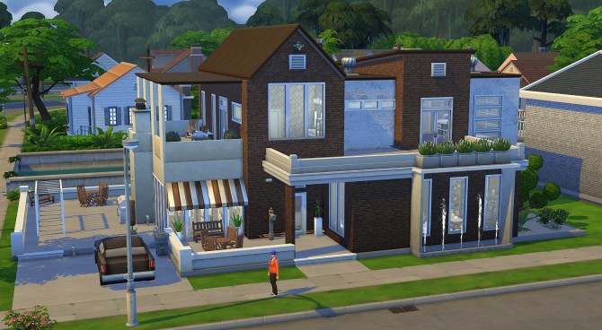 Sims 4 Factory Conversion no cc by romagi at Mod The Sims