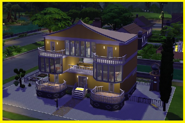 Sims 4 Sonne house by Kosmopolit at Blacky’s Sims Zoo
