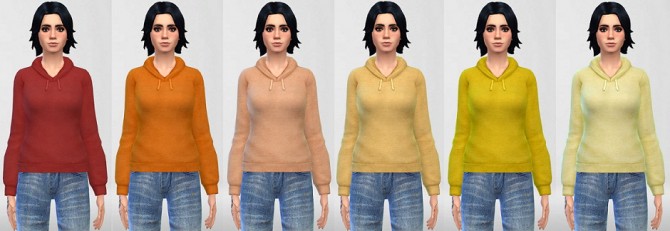 Sims 4 Pullover Hoodie in Anna’s 30 Colors at ThatMalorieGirl