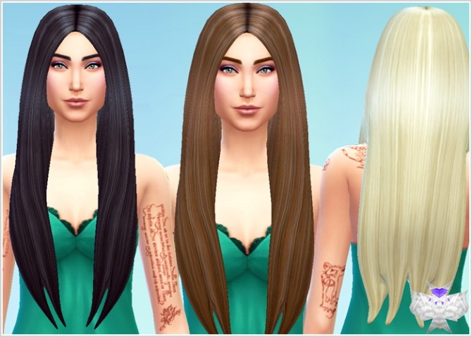 Sims 4 Classic Long Hair at David Sims