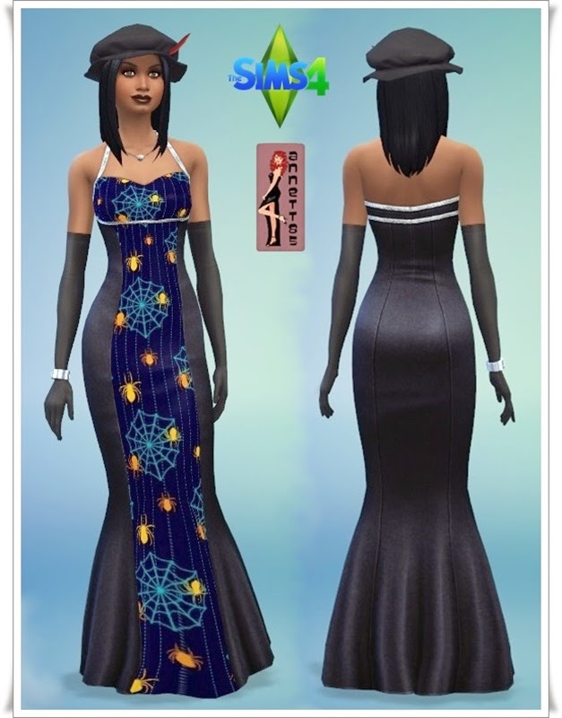 Sims 4 Halloween Dresses at Annett’s Sims 4 Welt