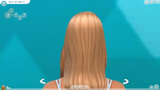 Sims 4 Wavy Subtle Hair Mesh Edit by adil338 at Mod The Sims