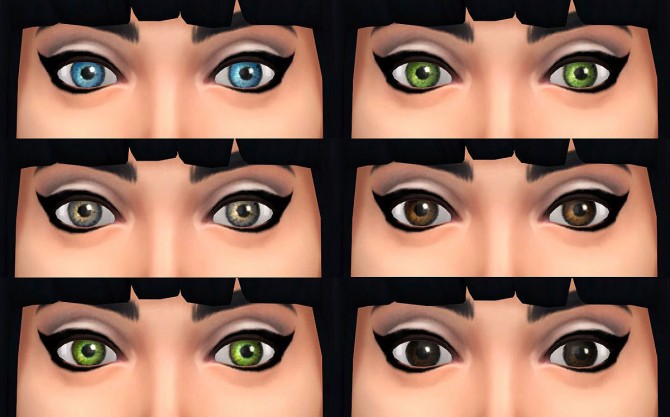 Sims 4 All eyes redone by malicieuse75 at Mod The Sims