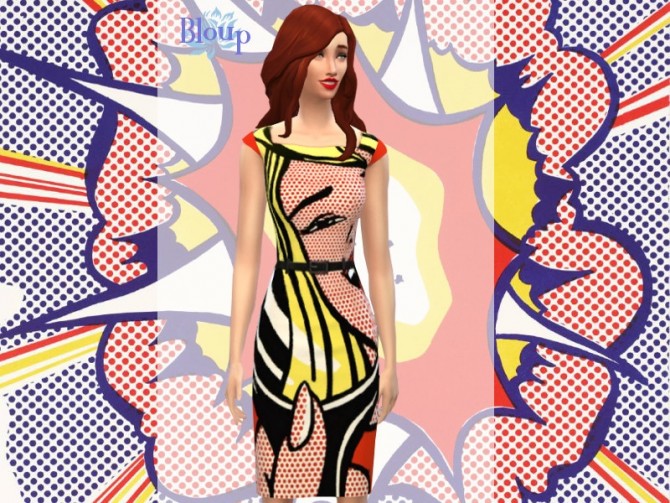 Sims 4 COLLECTION POP ART by Bloup at Sims Artists