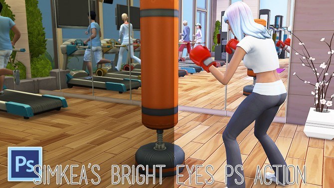 Sims 4 Bright Eyes Action Set for Photoshop at Simkea