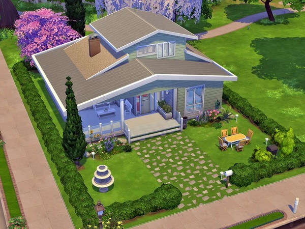Sims 4 Capucine house by Guardgian at TSR
