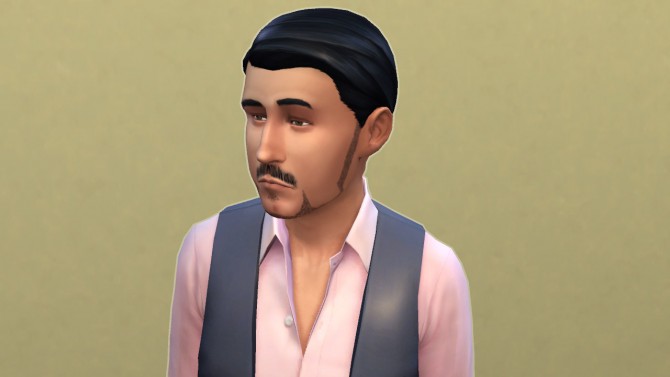 Sims 4 Six TS2 beards for TS4 by necrodog at Mod The Sims