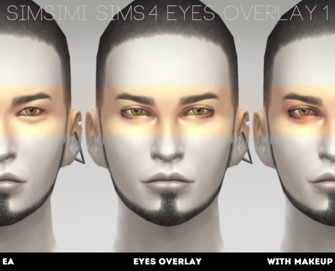 Sims 4 EYES OVERLAY 1/2 at Simsimi only mine