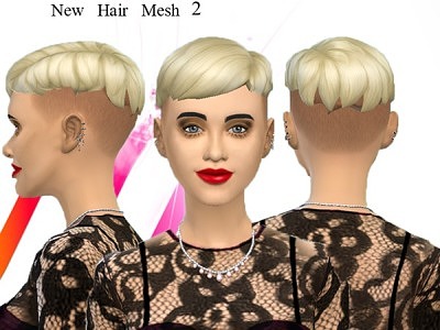 New mesh, punk hair 2 by neissy at TSR